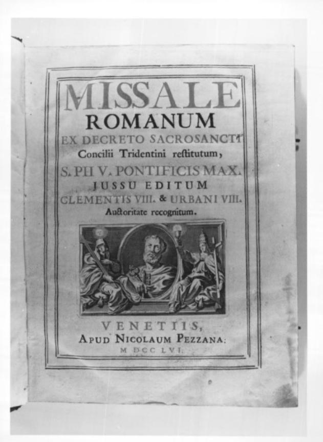 San Pietro tra Fede e allegoria della Chiesa (stampa) - ambito veneto (seconda metà sec. XIX)