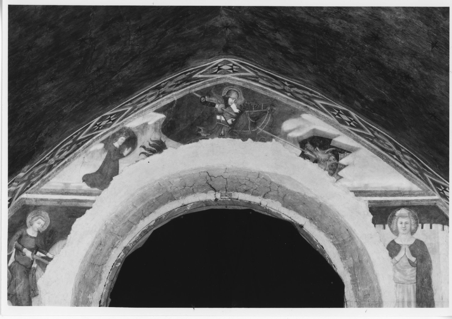 San Giorgio e il drago (dipinto) - ambito veneto (sec. XIV)