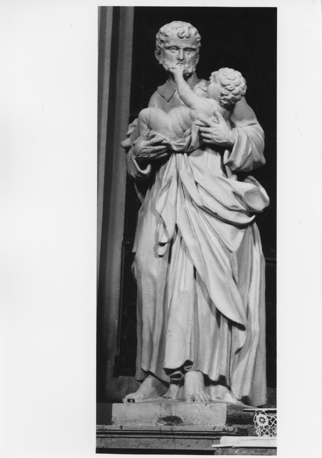 San Giuseppe e Gesù Bambino (scultura) - ambito veneto (sec. XVIII)