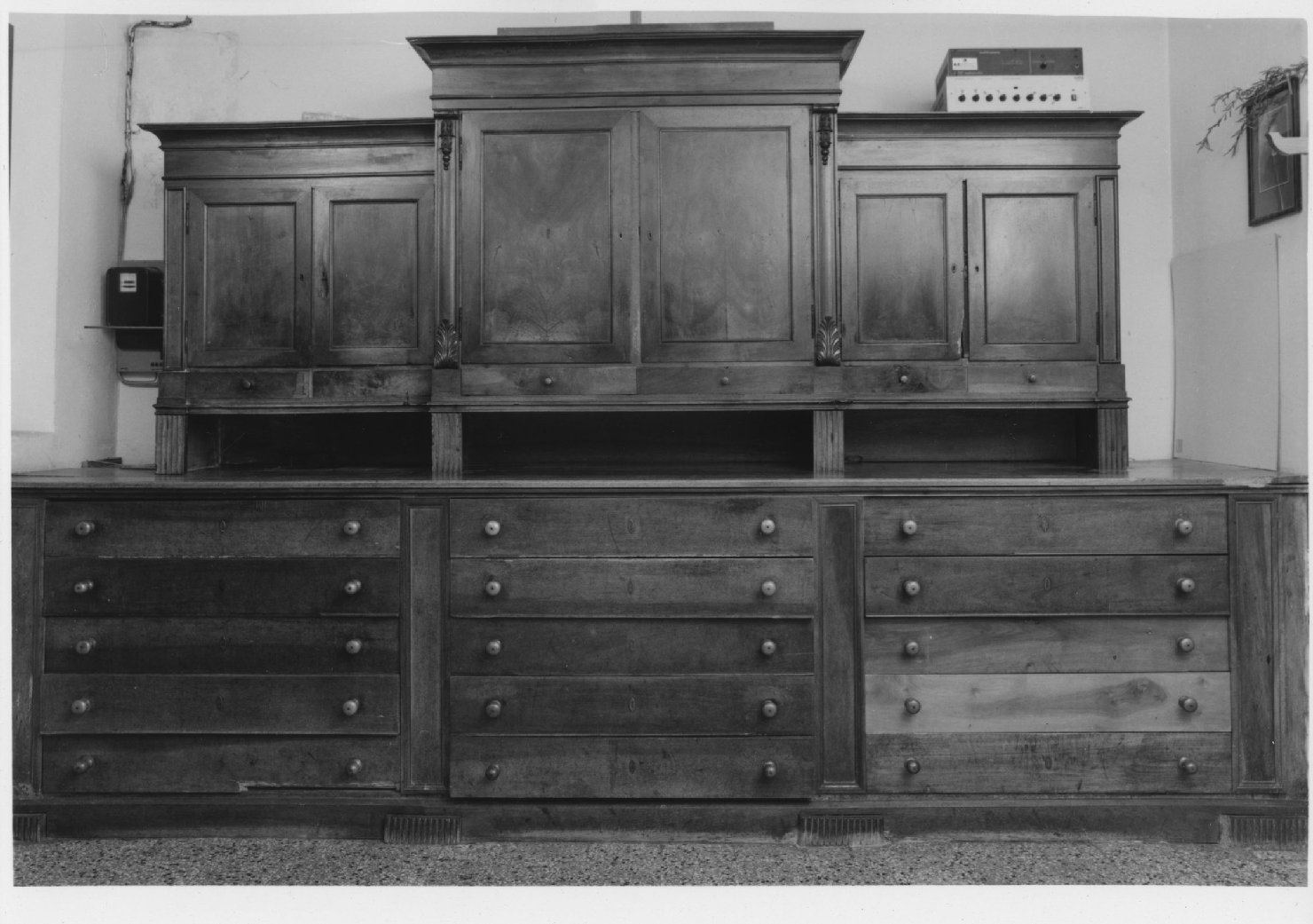 mobile da sacrestia - ambito veneto (seconda metà sec. XIX)