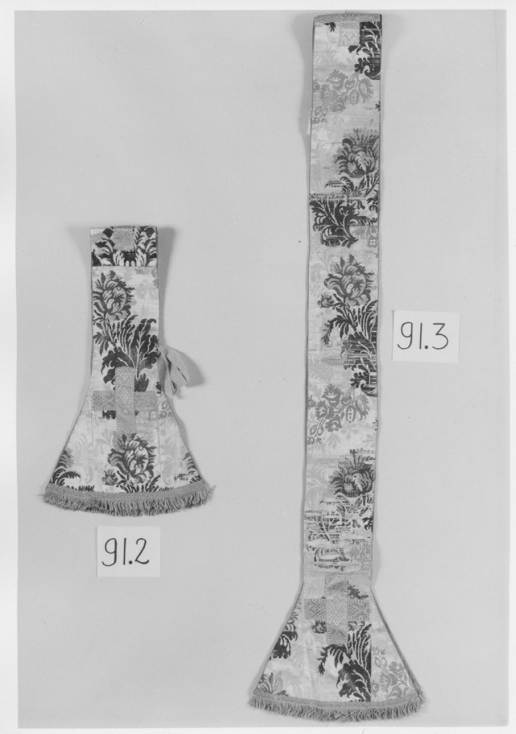 stola, elemento d'insieme - ambito veneto (prima metà sec. XVIII)