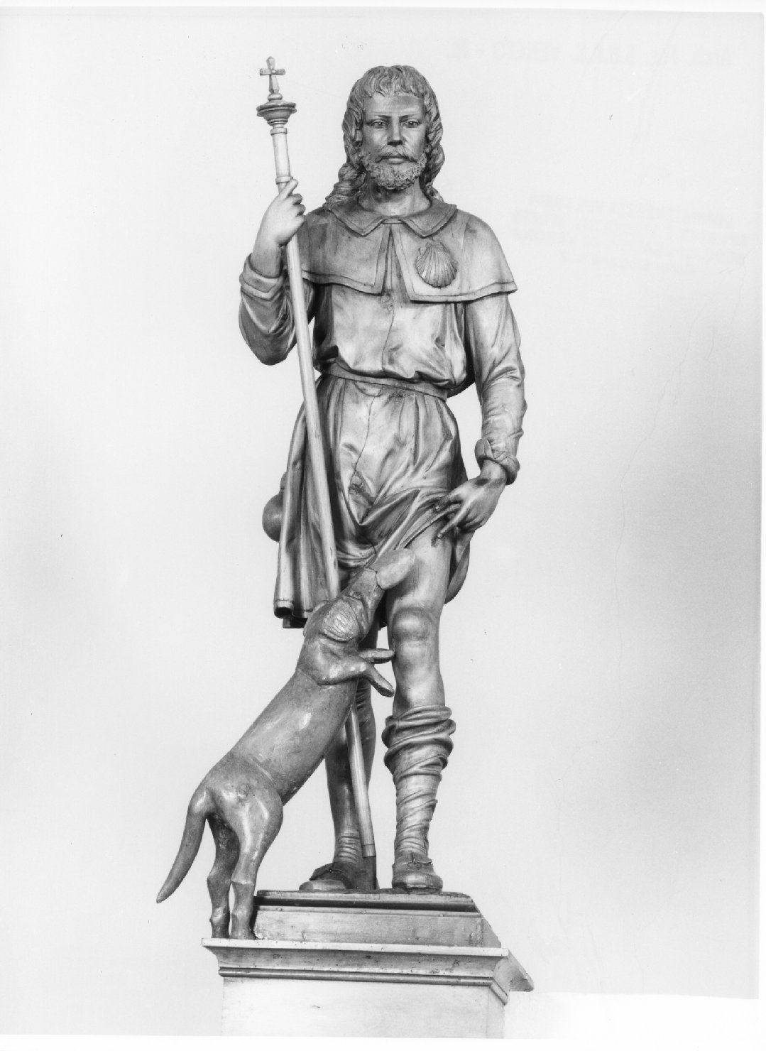 San Rocco (statua) di De Lotto Giovanni Battista - ambito veneto (fine sec. XIX)