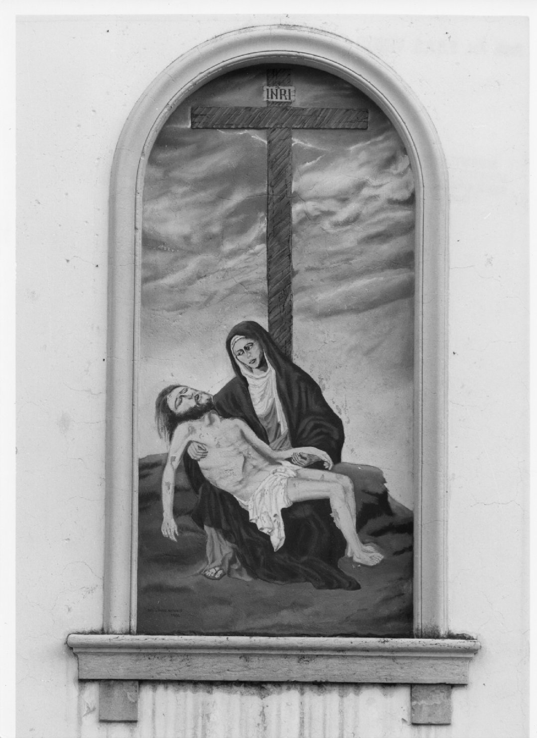 Pietà (dipinto) di Del Longo Antonio - ambito veneto (sec. XX)