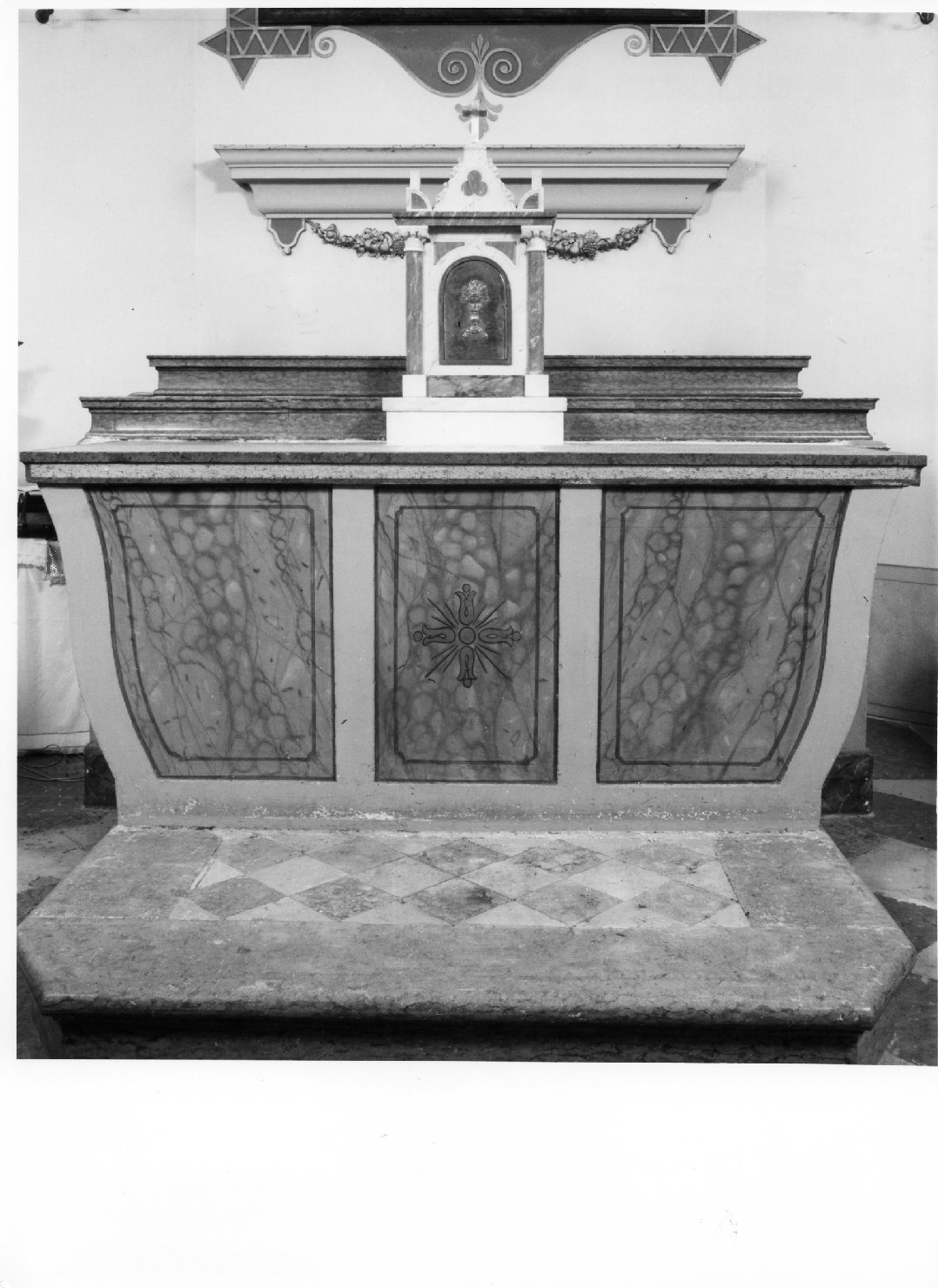 altare maggiore - bottega bellunese (fine sec. XIX)