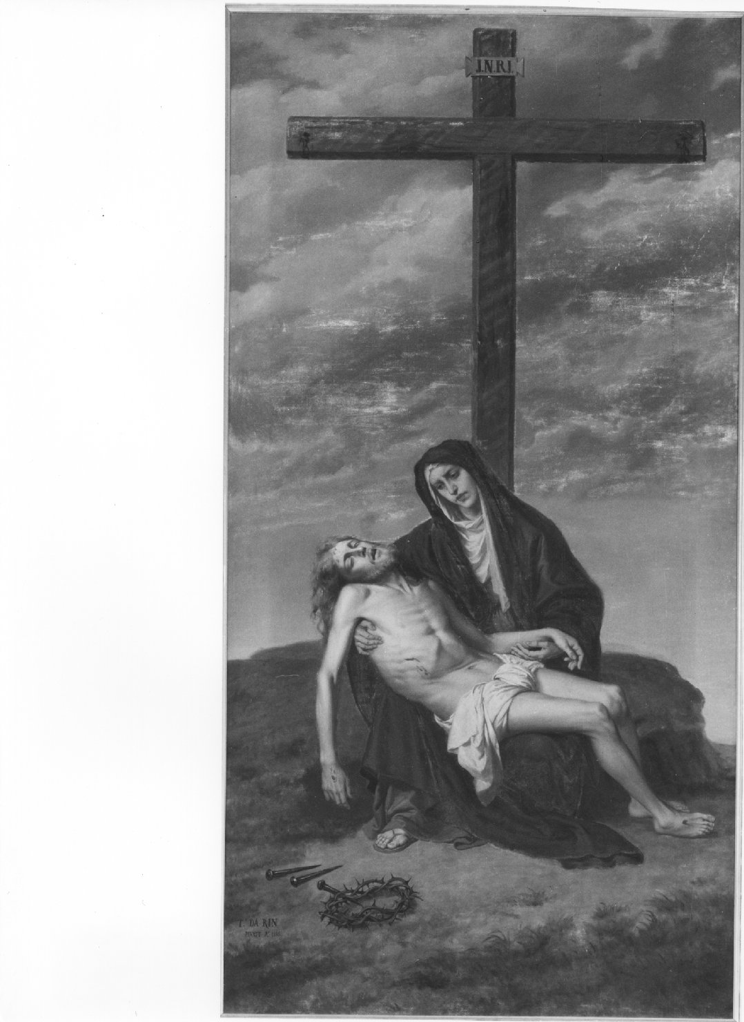 Piet (dipinto) di Da Rin Tommaso - ambito veneto (sec. XIX)