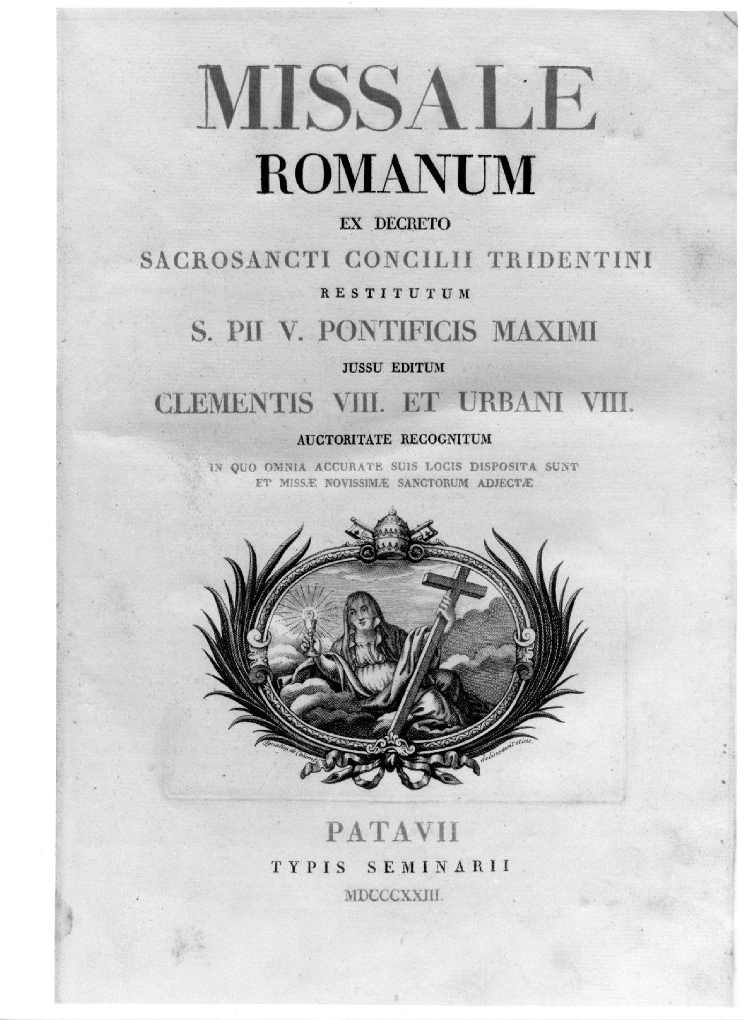 coperta di libro liturgico - ambito padovano (sec. XIX)