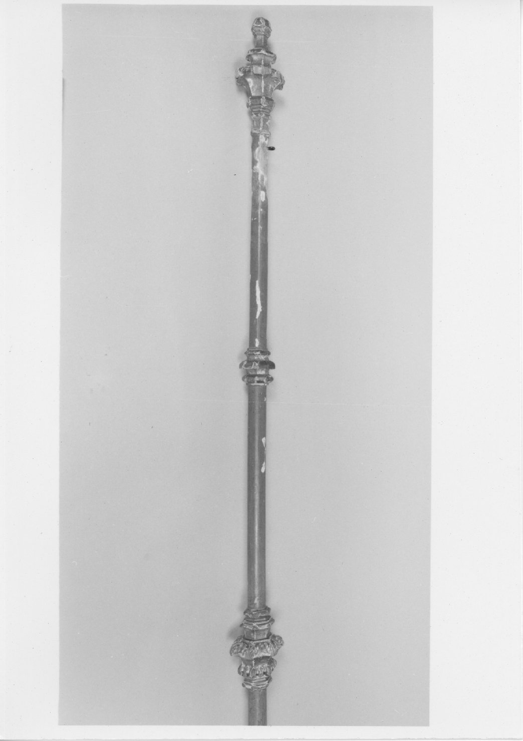asta di baldacchino processionale, serie - ambito veneto (sec. XIX)