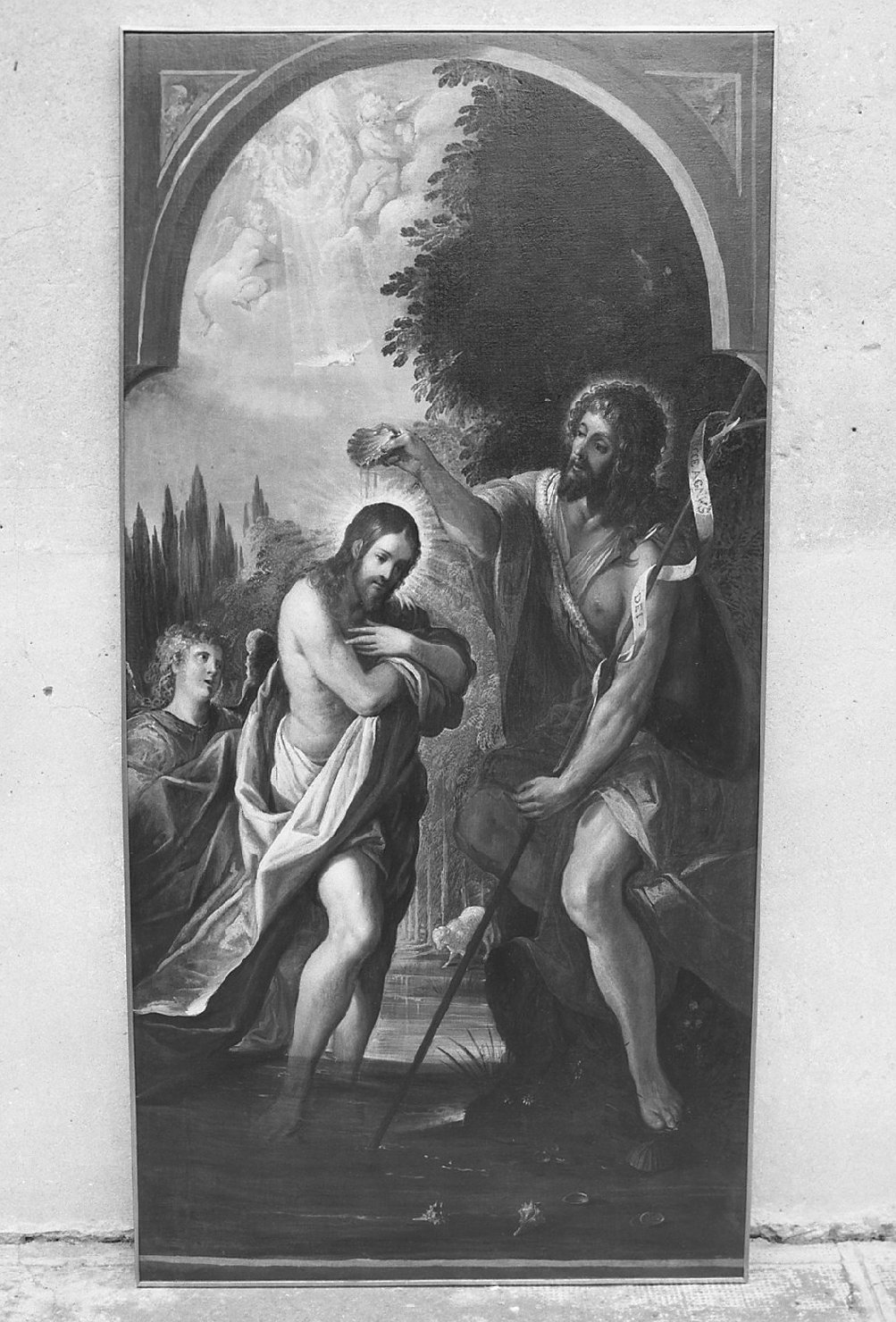 battesimo di Cristo (dipinto) di Damini Pietro (sec. XVII)