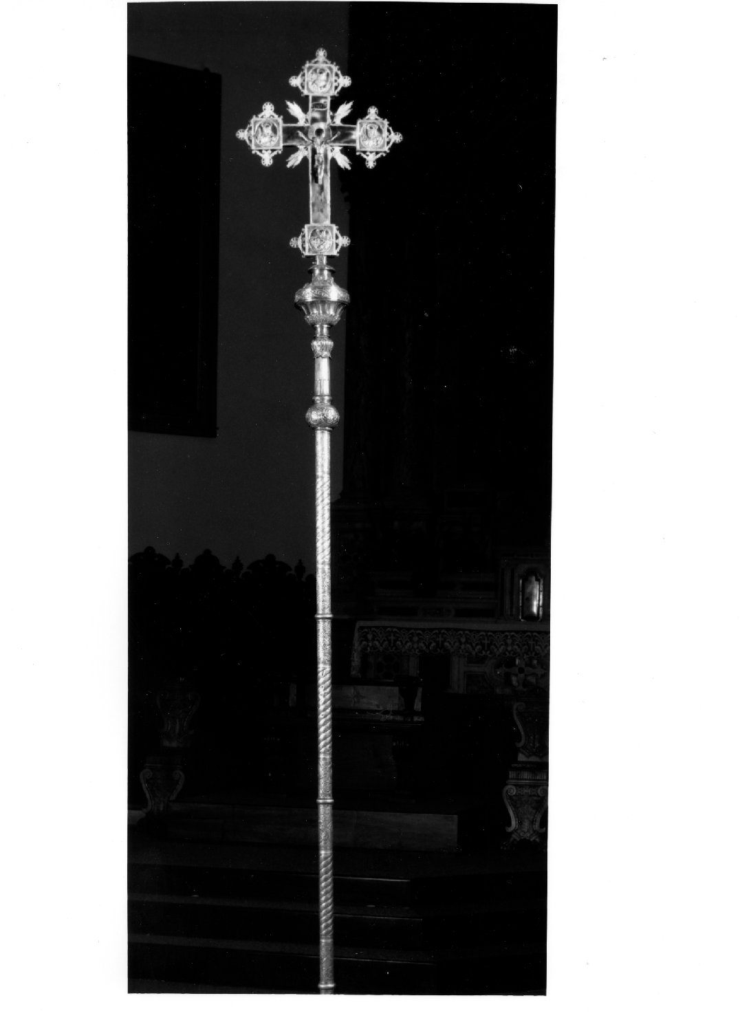 croce processionale - ambito veneto (seconda metà sec. XVII)