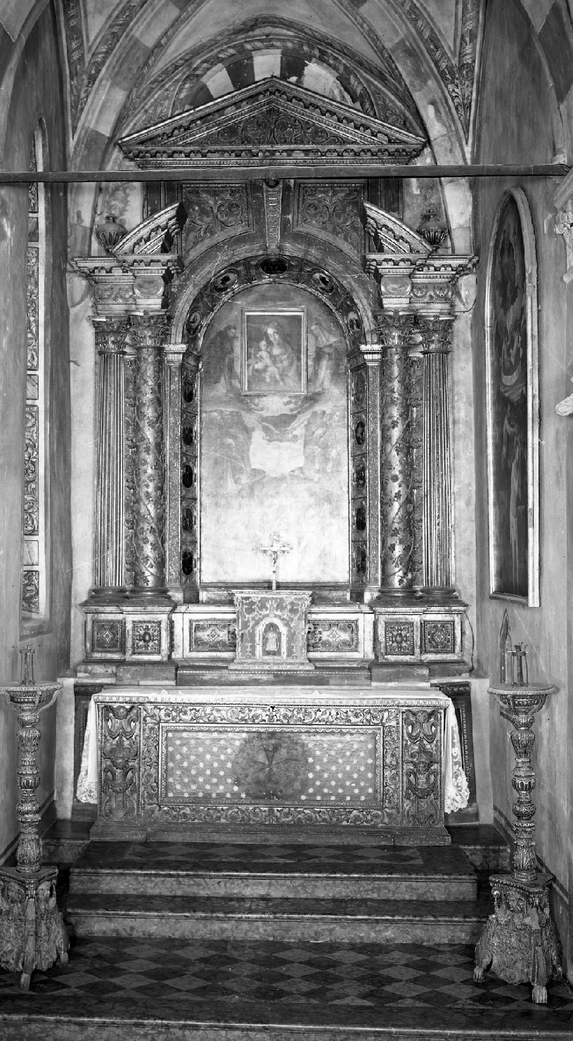 altare - ambito veneto (primo quarto sec. XVII)