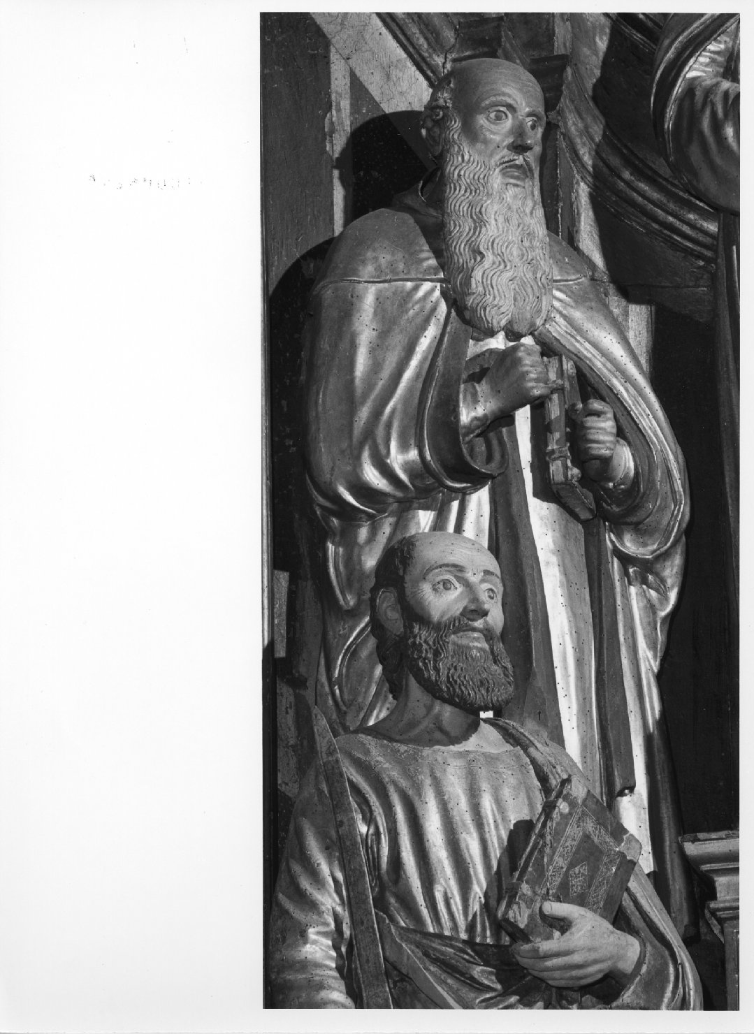 Sant'Antonio Abate (statua) di Cesa Matteo (sec. XV)