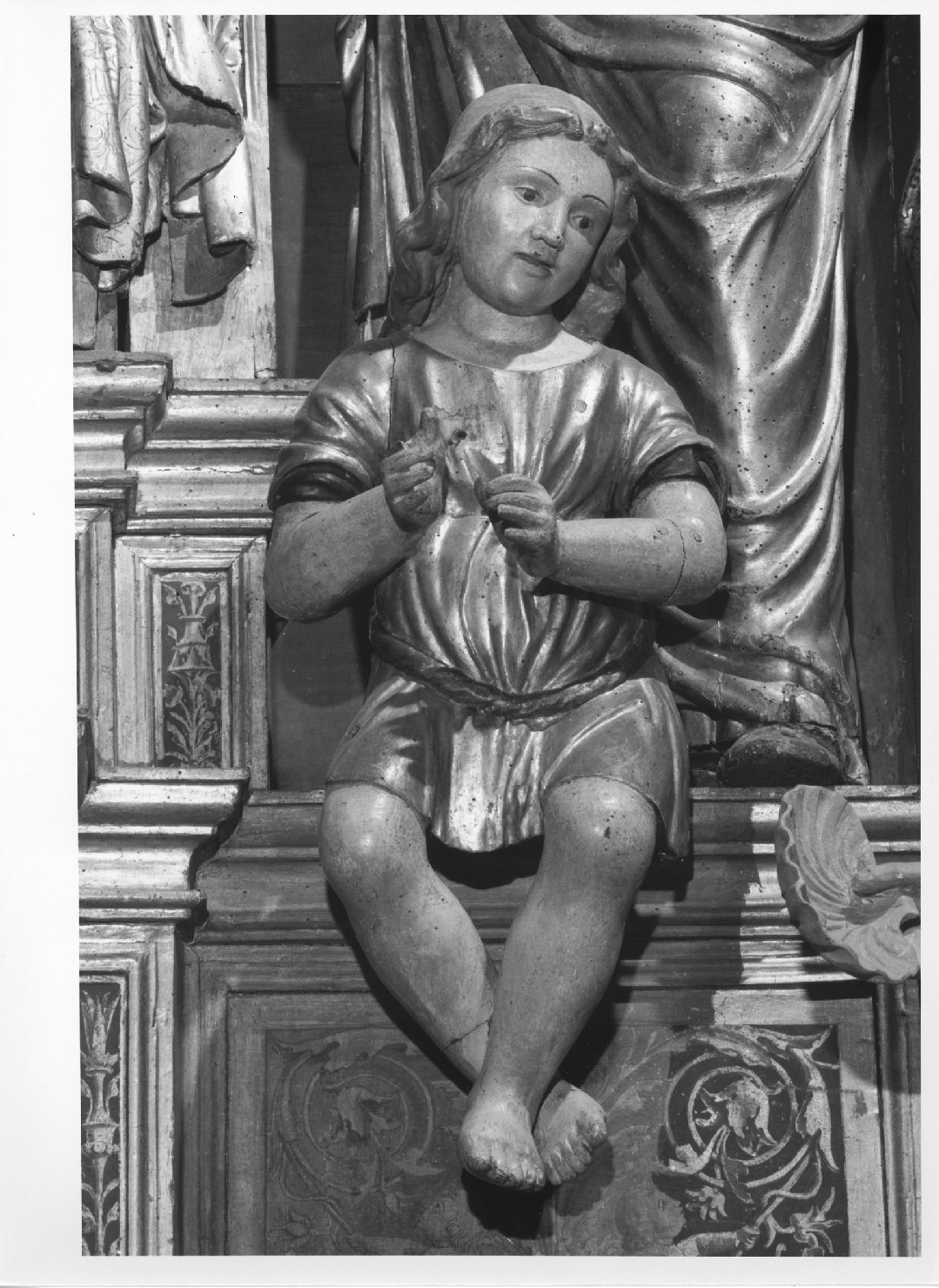 angioletto musicante (statuetta) di Cesa Matteo (sec. XV)