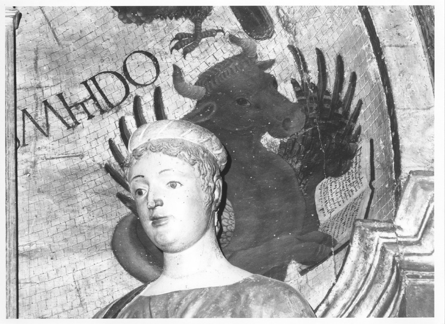 simbolo di San Luca Evangelista (dipinto) di Cesa Matteo (sec. XV)