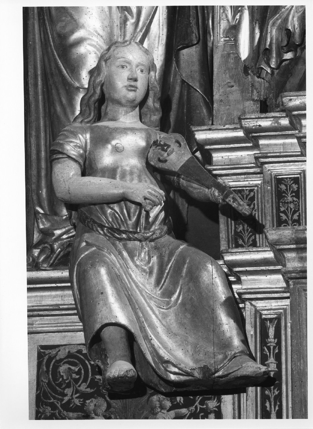 angioletto musicante (statuetta) di Cesa Matteo (sec. XV)