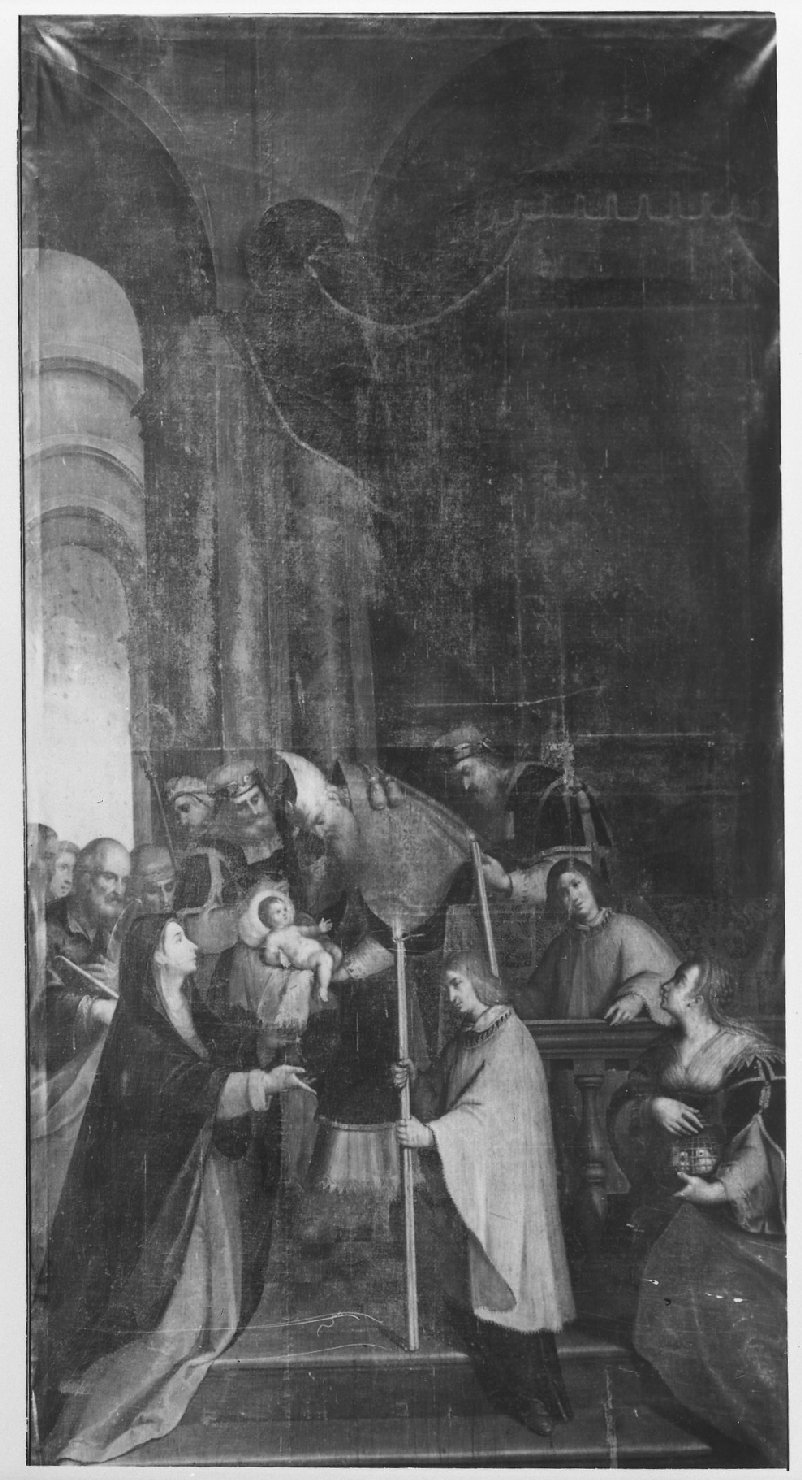 presentazione di Gesù al tempio (dipinto) - ambito veneto (sec. XVII)
