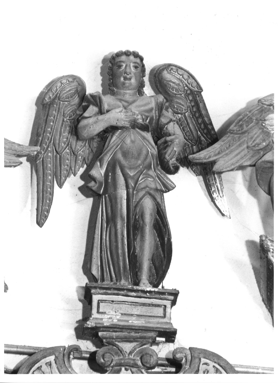 angelo (statua) - ambito bellunese, ambito veneto (ultimo quarto sec. XVII)