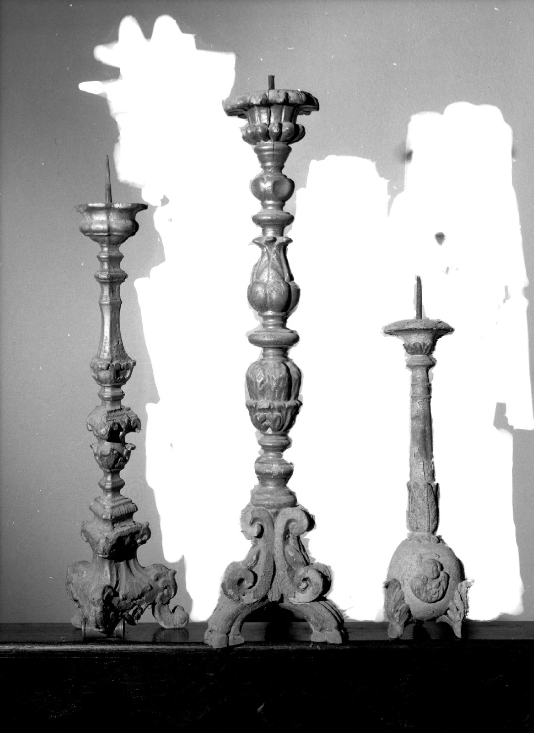 candeliere d'altare - ambito veneto (sec. XIX)