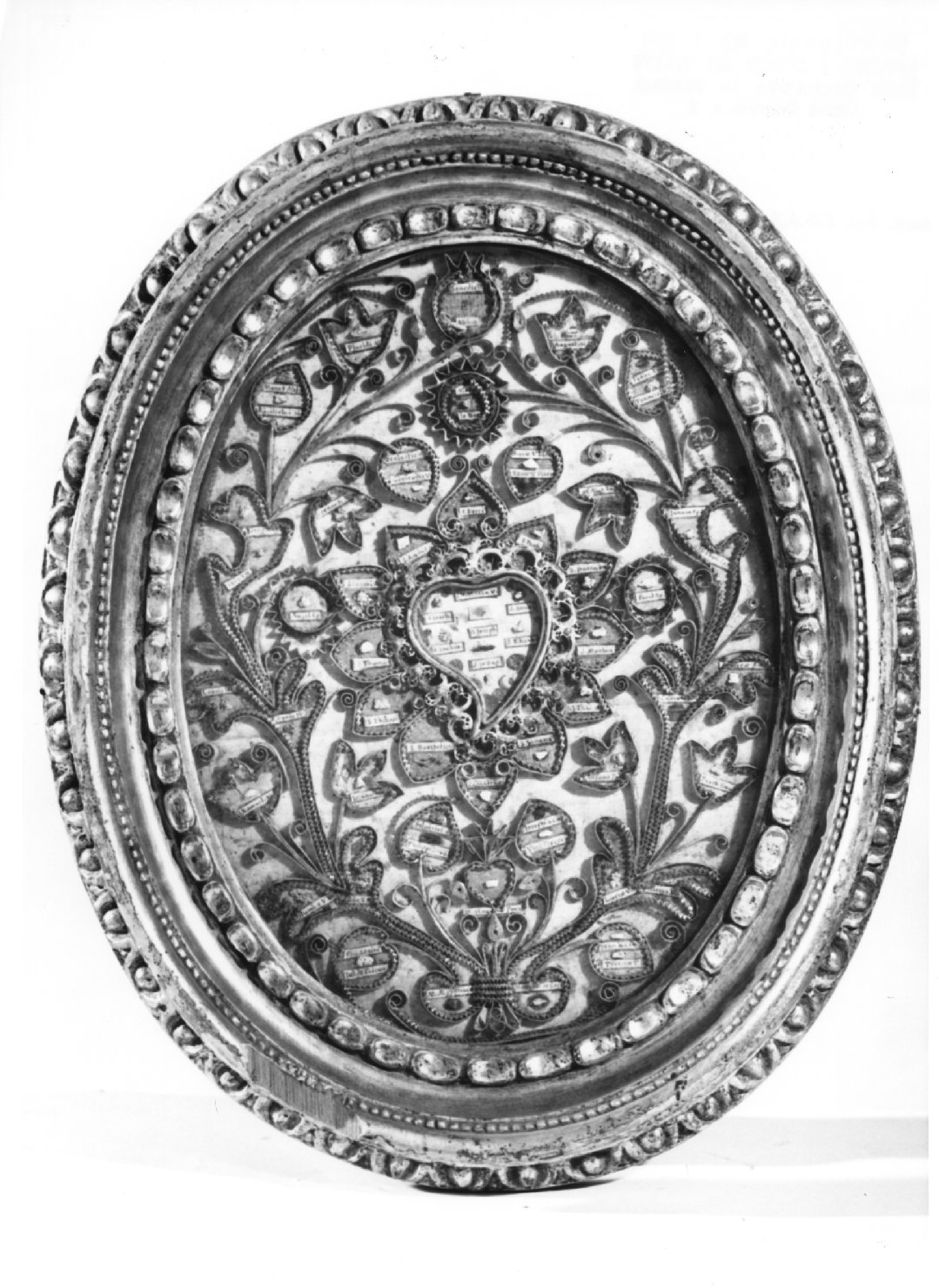 reliquiario - a tabella - ambito veneto (secc. XVIII/ XIX)