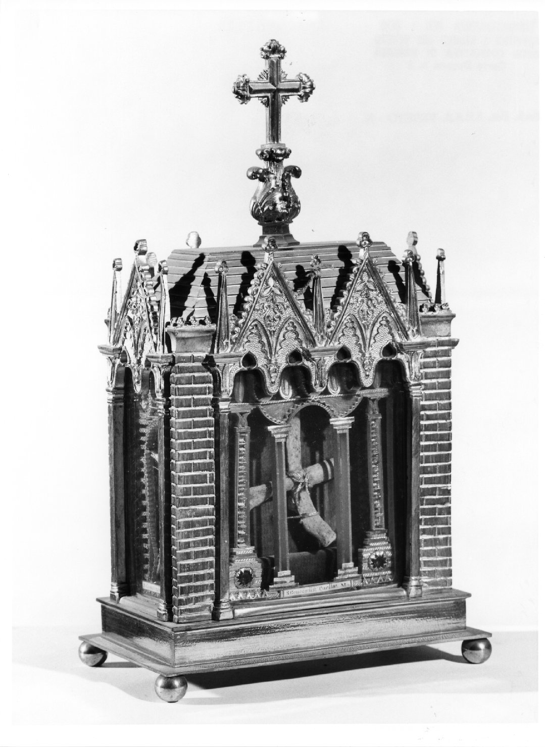 reliquiario architettonico - ambito veneto (sec. XIX)