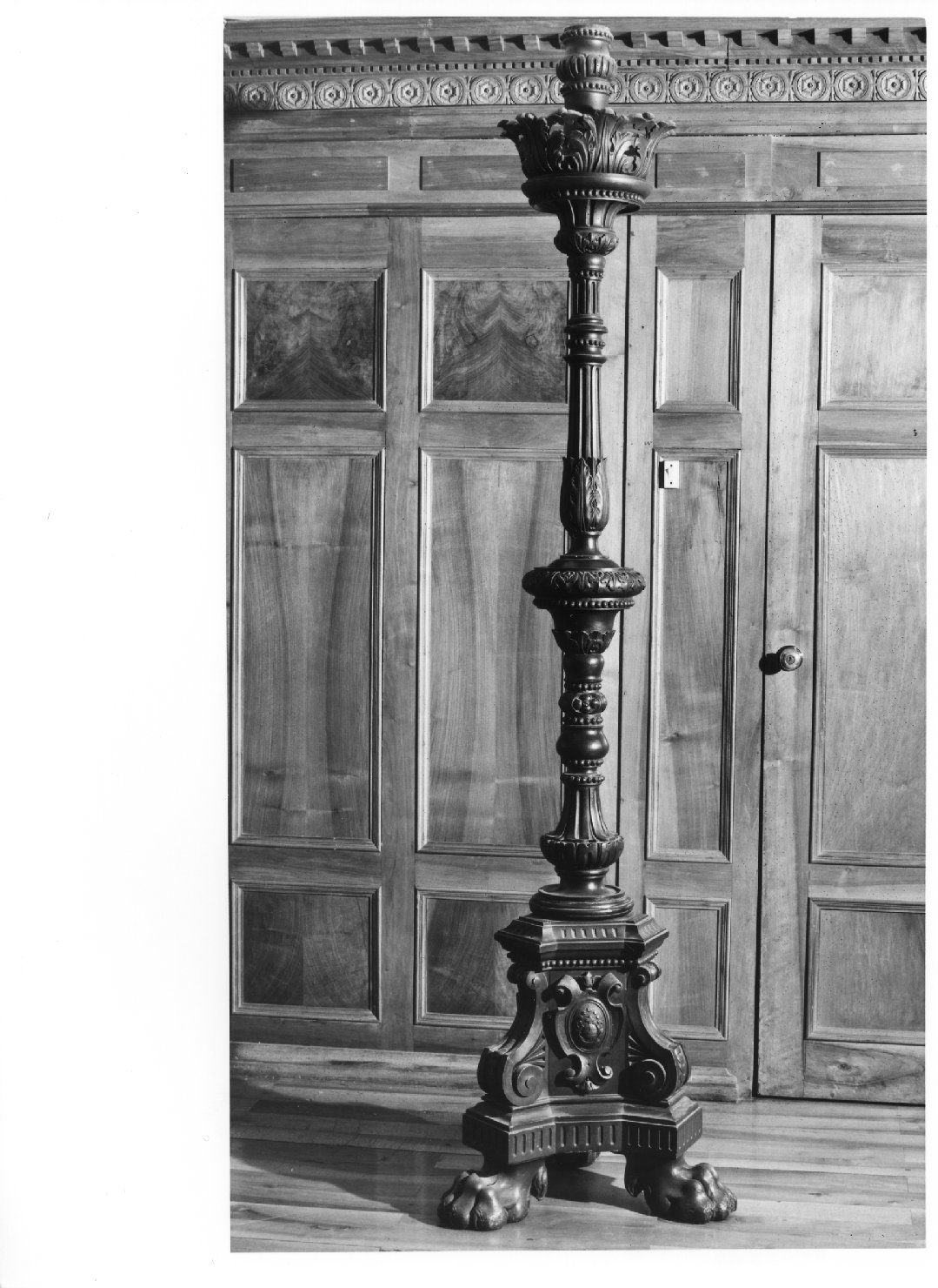 candeliere di Panciera Valentino detto Besarel (attribuito) - ambito bellunese (seconda metà sec. XIX)