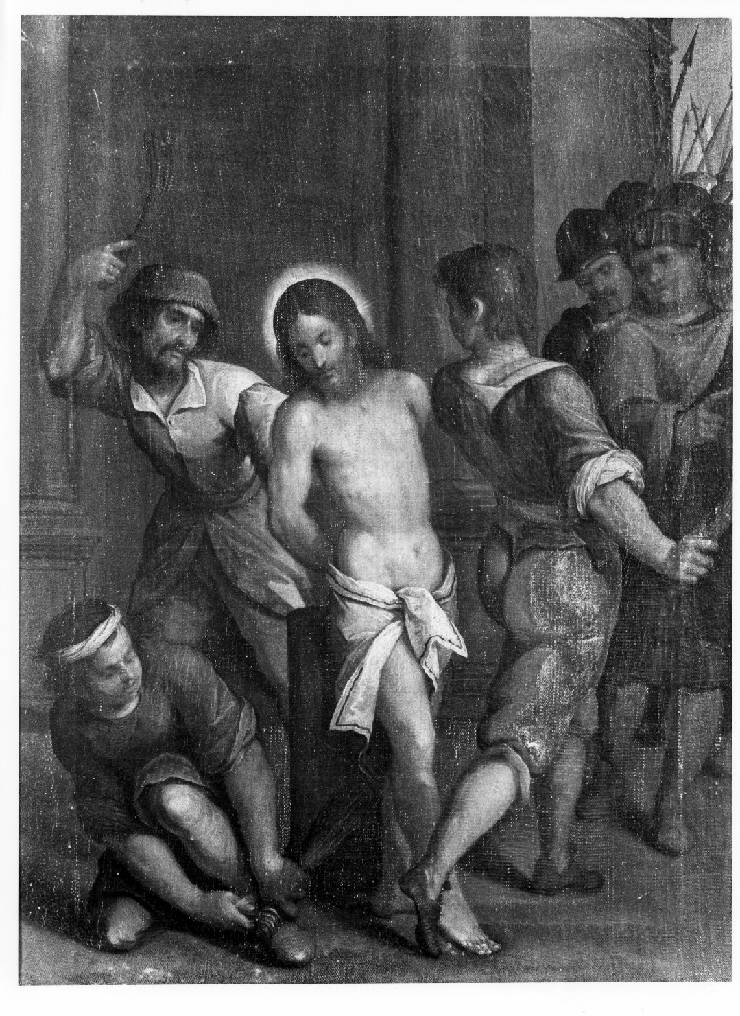 flagellazione di Cristo (dipinto) - ambito veneto (sec. XVII)