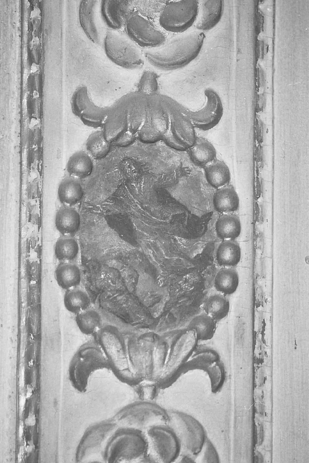 crocifissione di Cristo con la Madonna e San Giovanni Evangelista (dipinto) - ambito veneto (sec. XVII)
