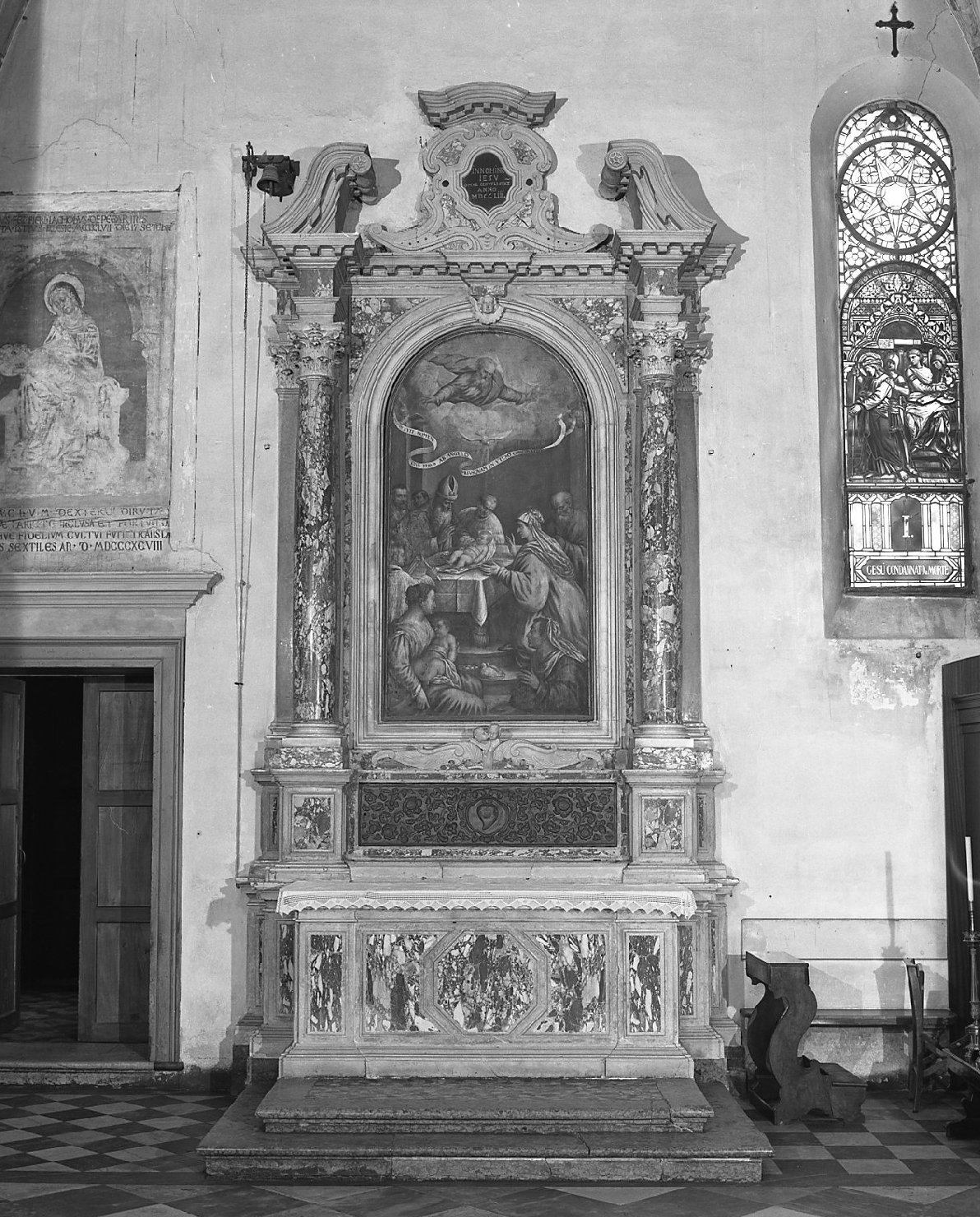 altare, pendant - ambito veneto (sec. XVIII)