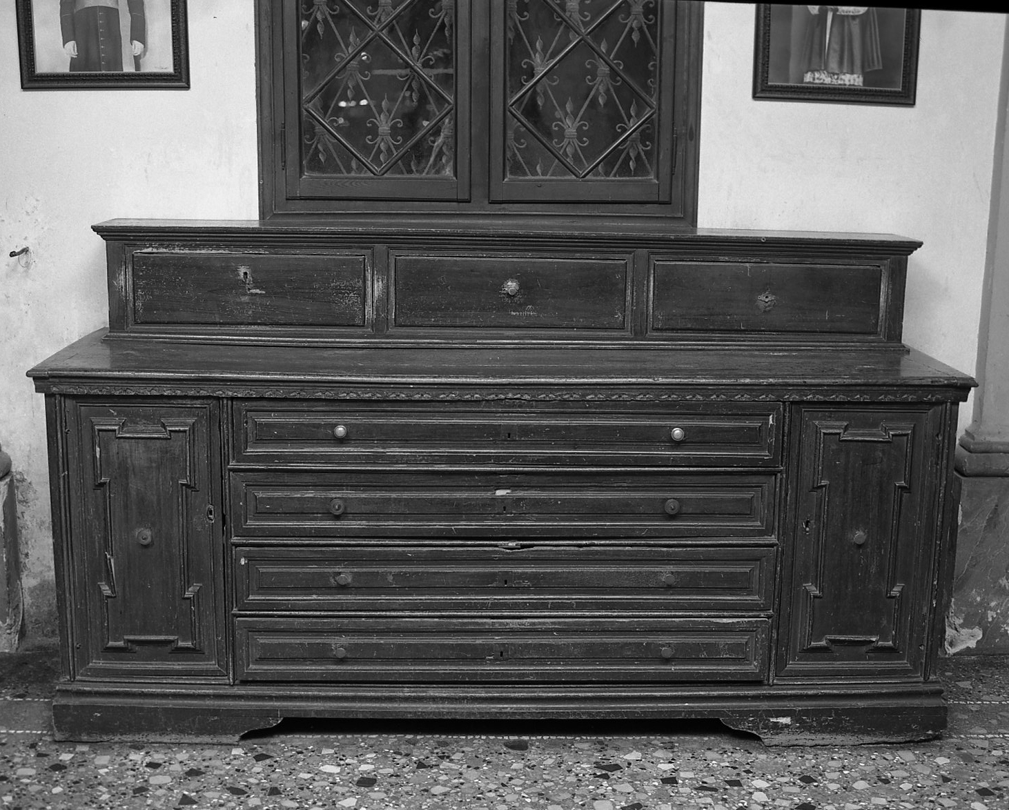 mobile da sacrestia - ambito veneto (seconda metà sec. XVIII)