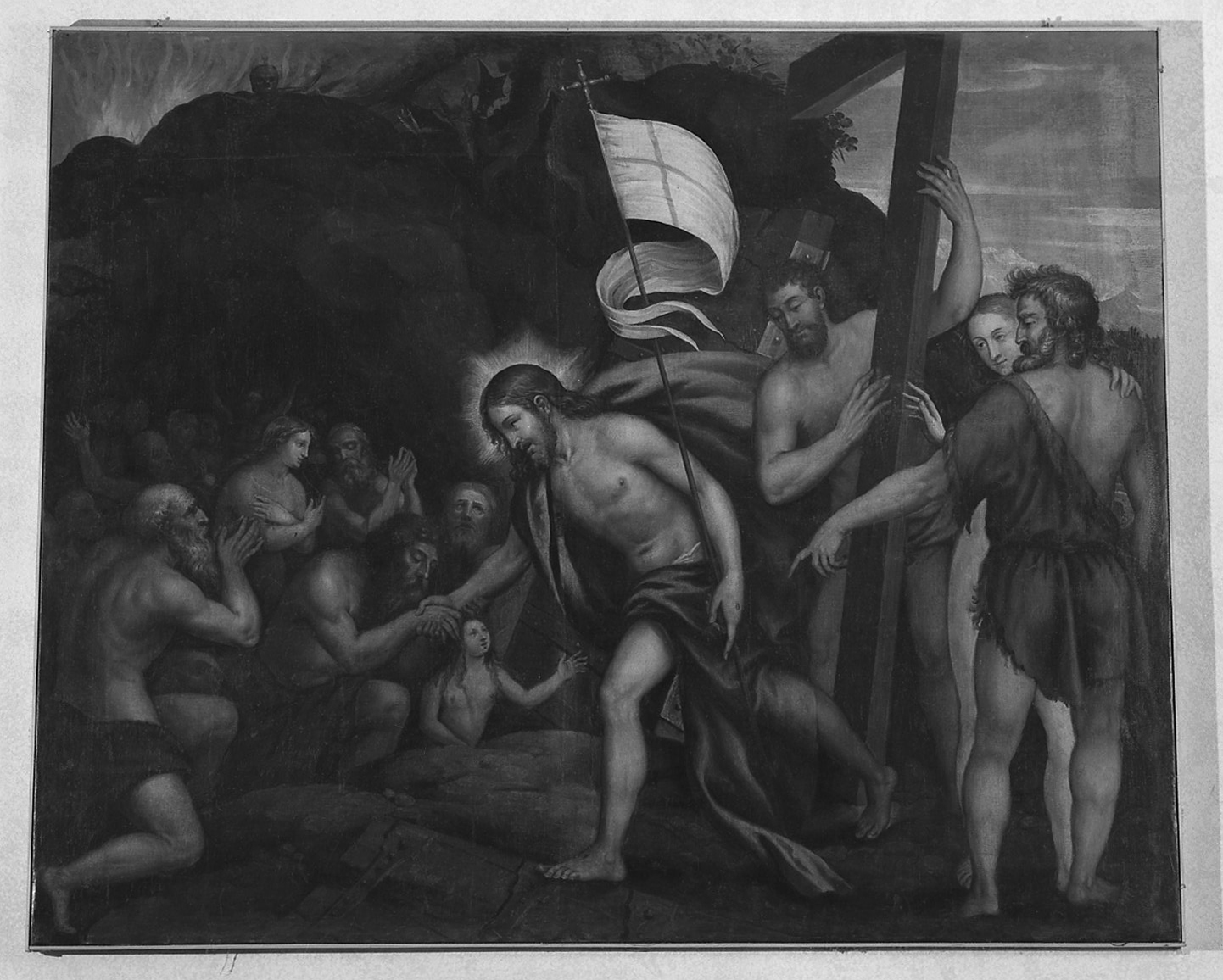 discesa di Cristo al limbo (dipinto) - ambito veneto (inizio sec. XVII)