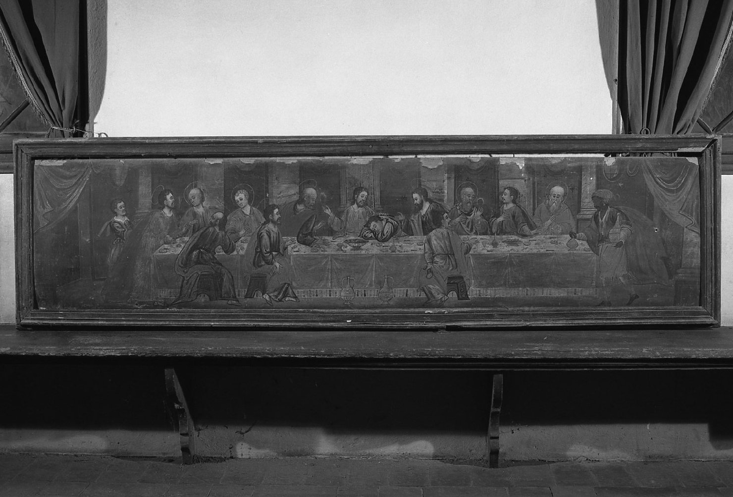 ultima cena (dipinto) - ambito veneto (sec. XVII)