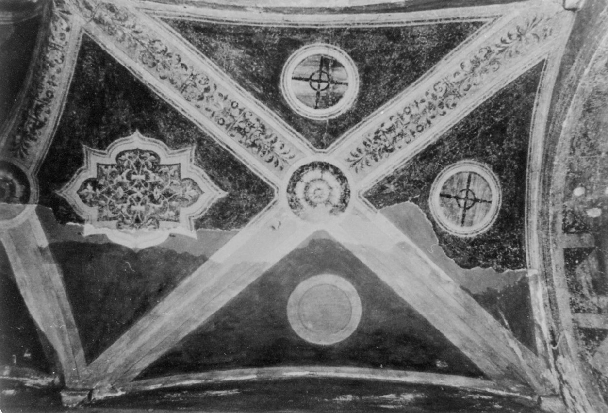motivi decorativi geometrici e fitomorfi (dipinto) - ambito veneto (sec. XVI)