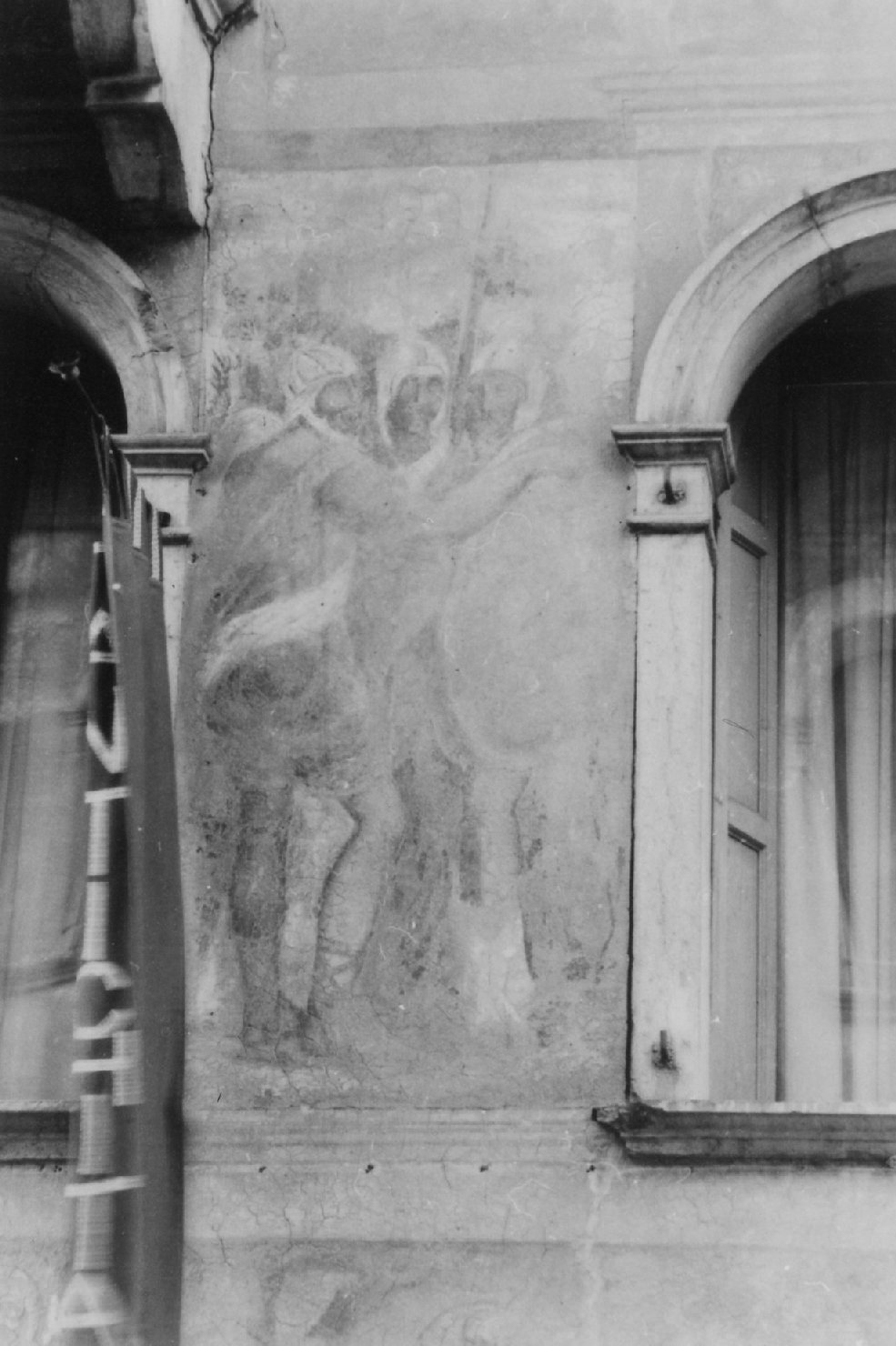 scena con guerrieri (dipinto) di Marescalchi Pietro Detto Spada (attribuito) (sec. XVI)