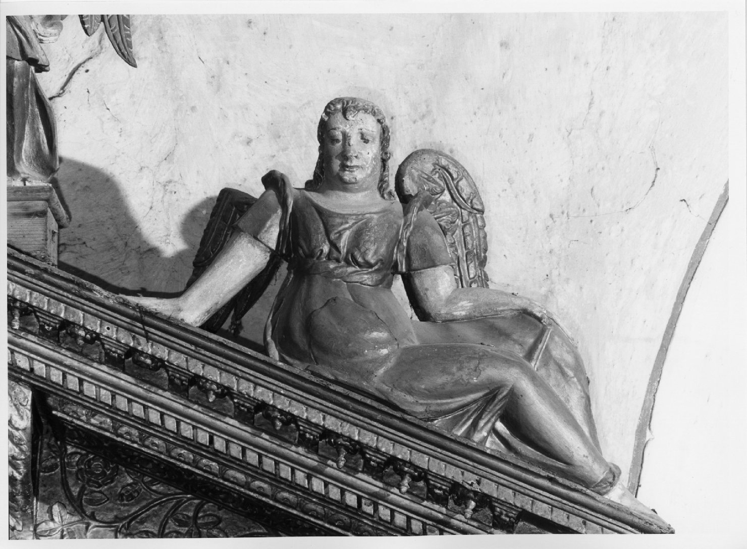 angelo (scultura) - ambito bellunese (prima metà sec. XVII)