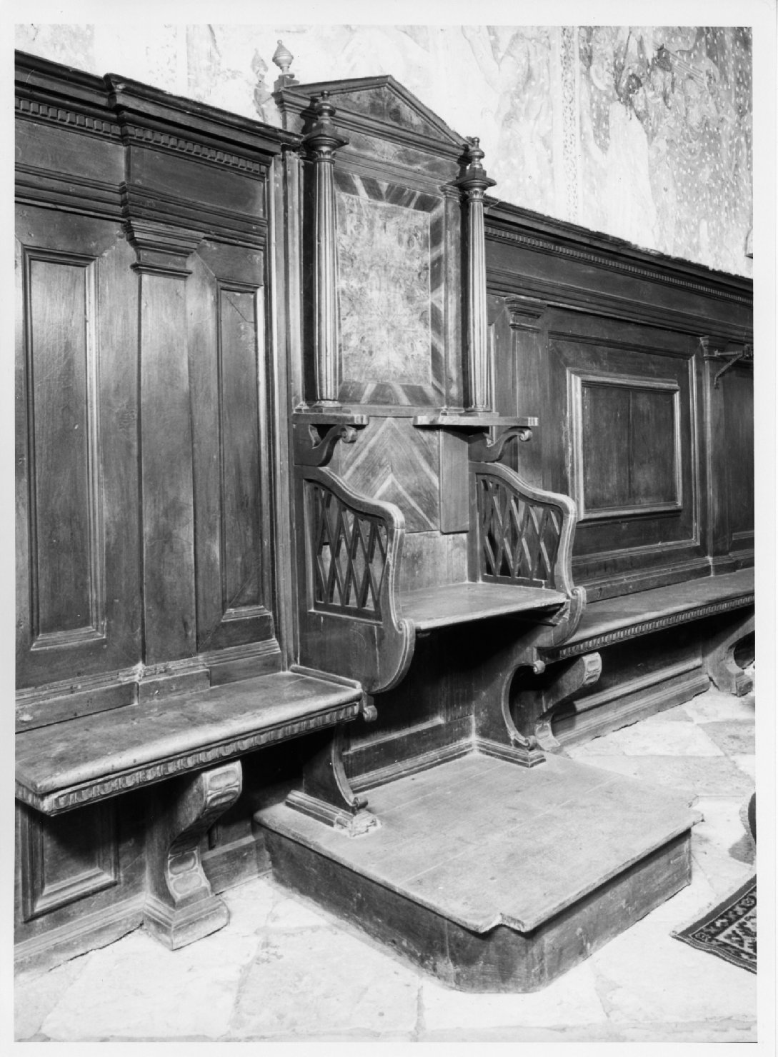 panca - ambito veneto (prima metà sec. XVII, secc. XVIII/ XIX)