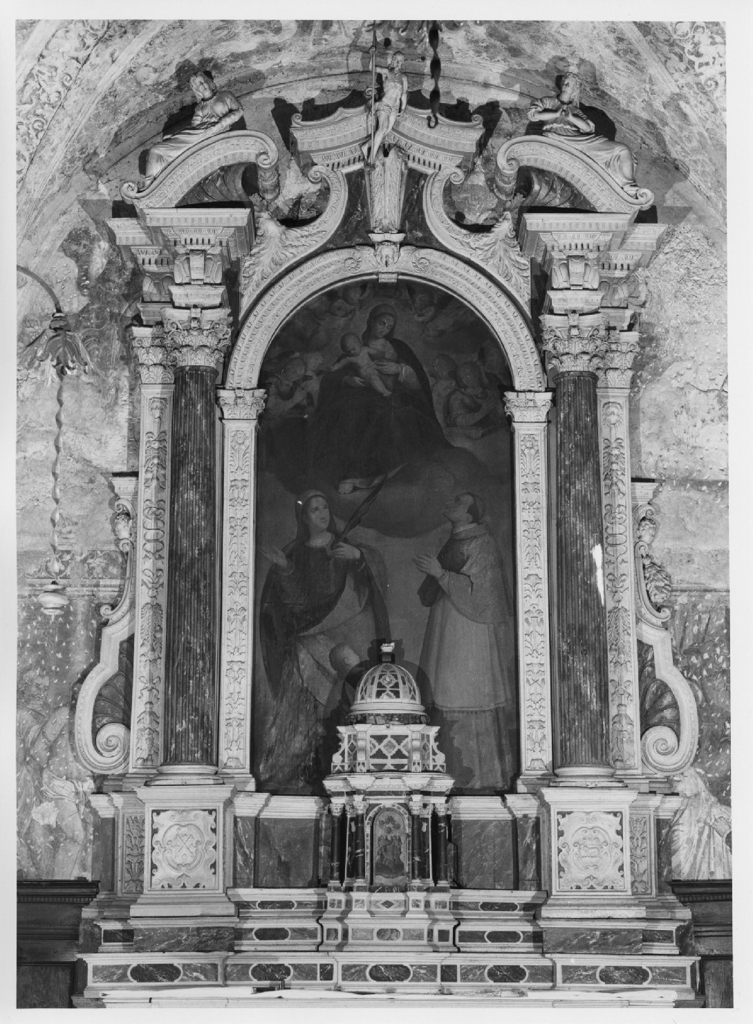 mostra d'altare - ambito veneto (seconda metà sec. XVII)