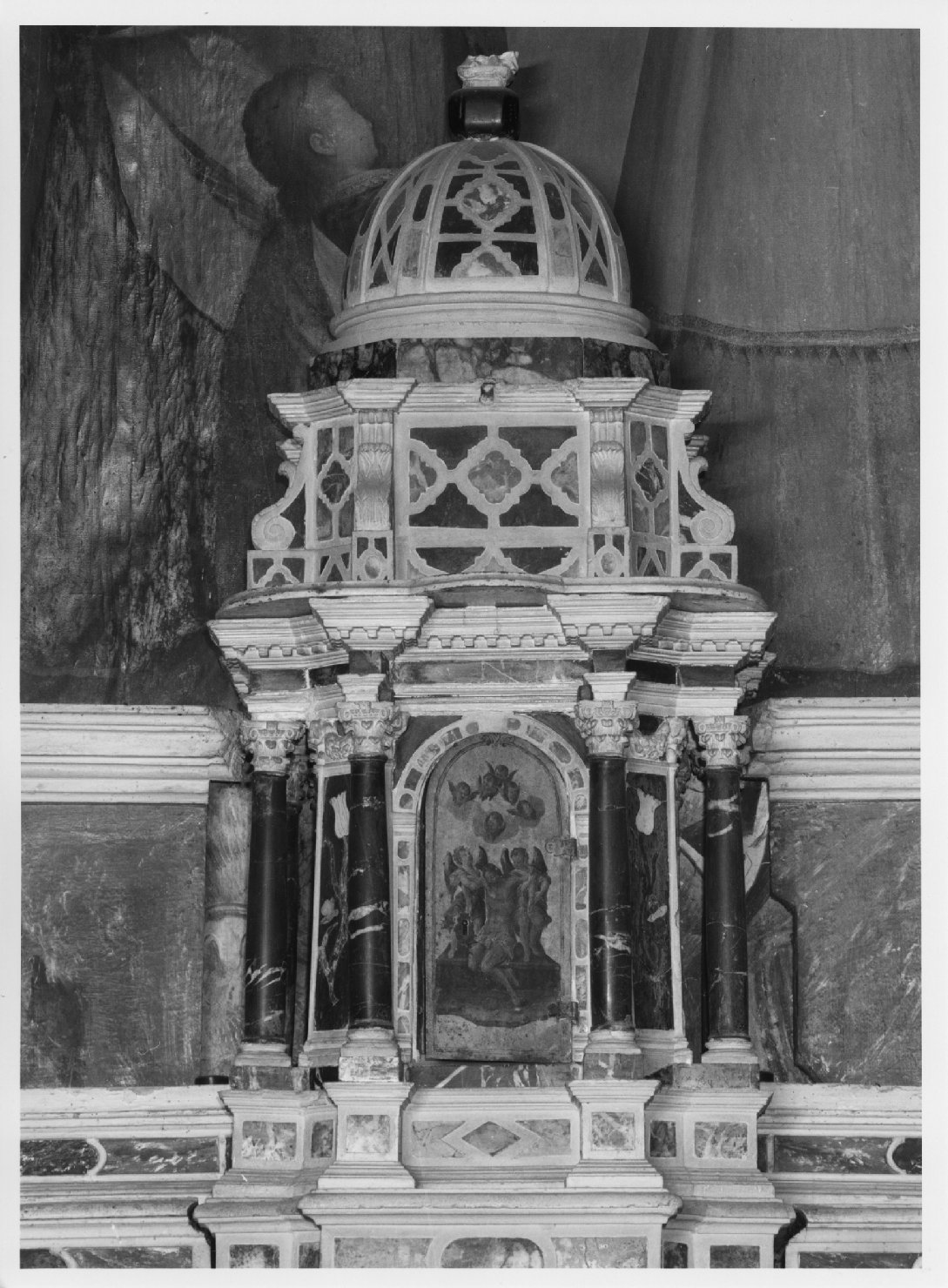 tabernacolo - a tempietto - ambito veneto (sec. XVIII)