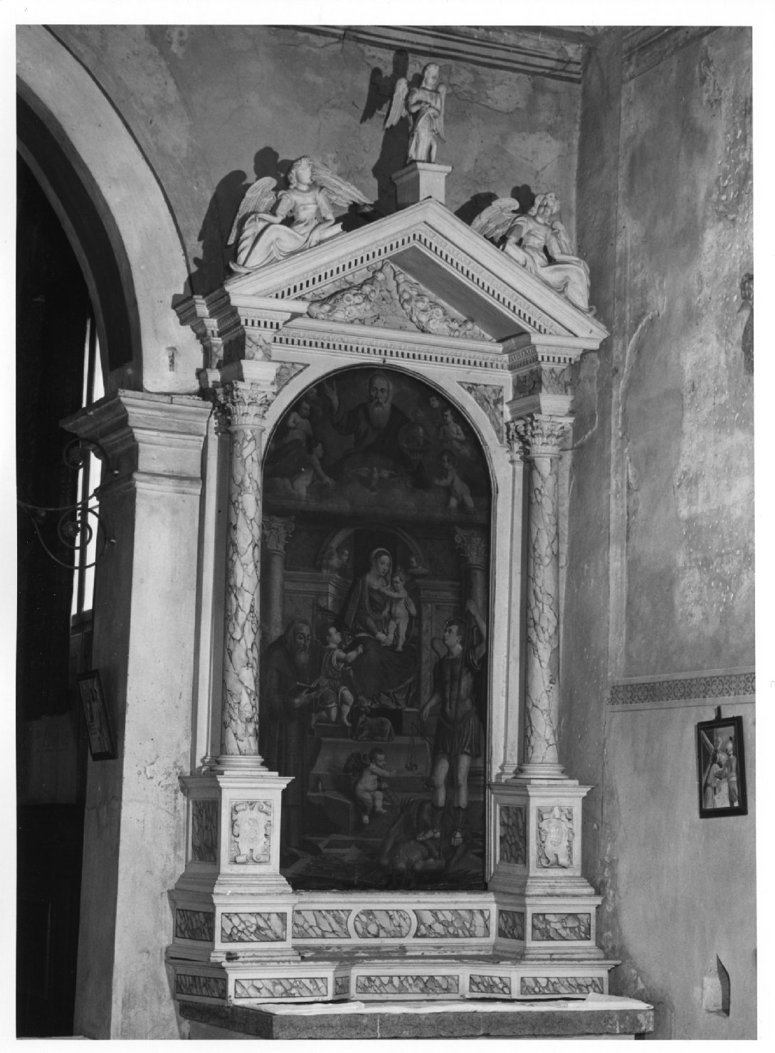mostra d'altare - ambito veneto (secc. XVI/ XVII)
