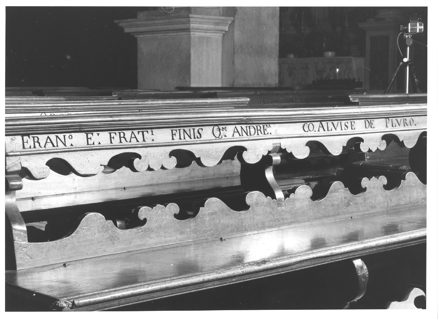 banco da chiesa - ambito veneto (sec. XVIII)