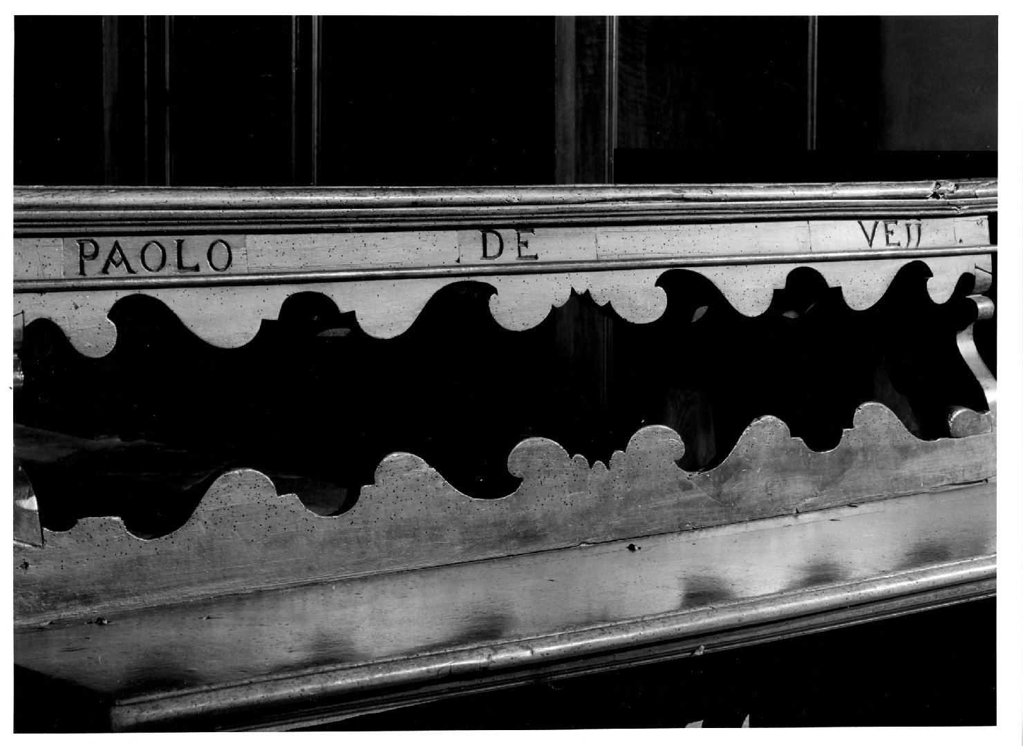 inginocchiatoio - ambito veneto (sec. XVIII)