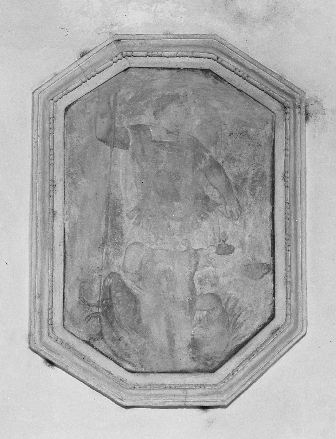 San Michele Arcangelo (dipinto) di Pocchiesa Valentino, De Col Giordano (sec. XX)