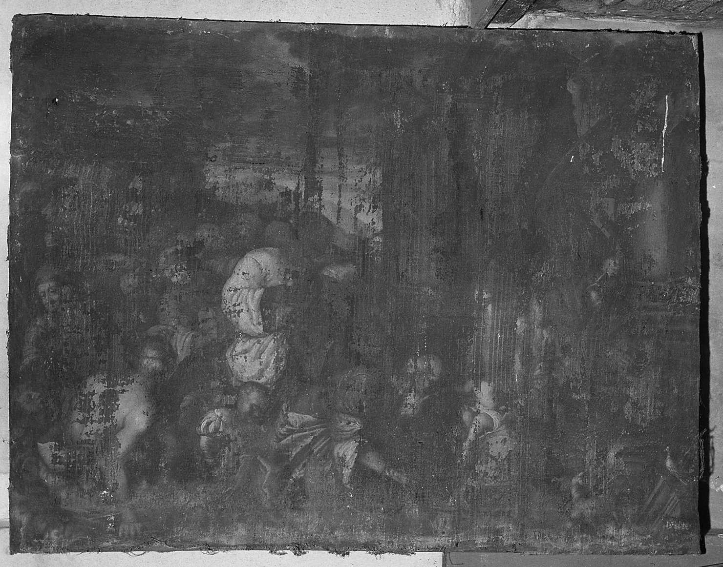 natività di Gesù (dipinto) di Dal Ponte Jacopo detto Jacopo Bassano (bottega) (secc. XVI/ XVII)
