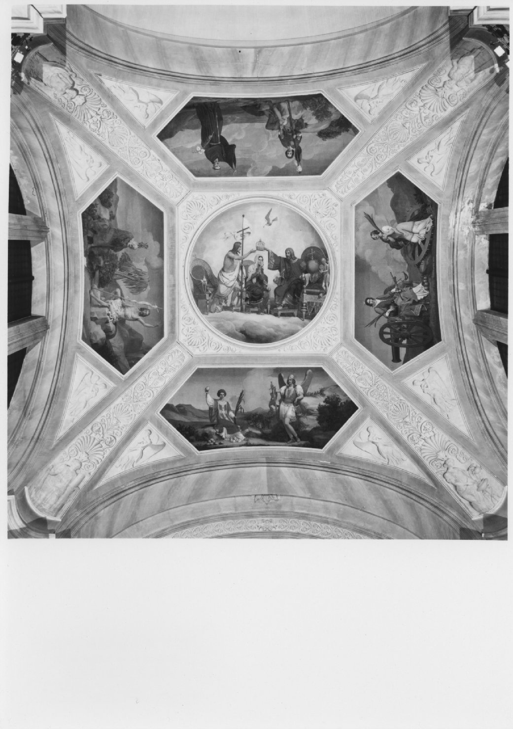 incoronazione di Maria Vergine (dipinto) - ambito veneto (sec. XIX)