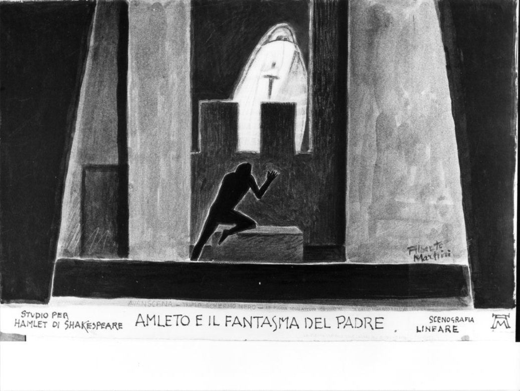 allestimento scenografico teatrale (disegno) di Martini Alberto (sec. XX)