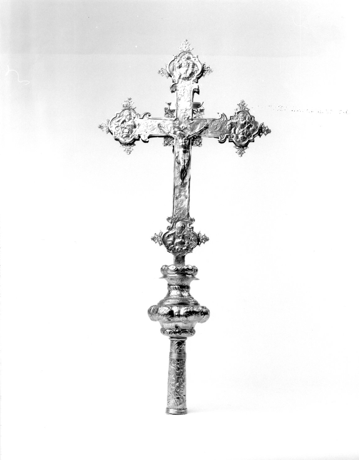 croce processionale - ambito veneto (prima metà sec. XVIII)