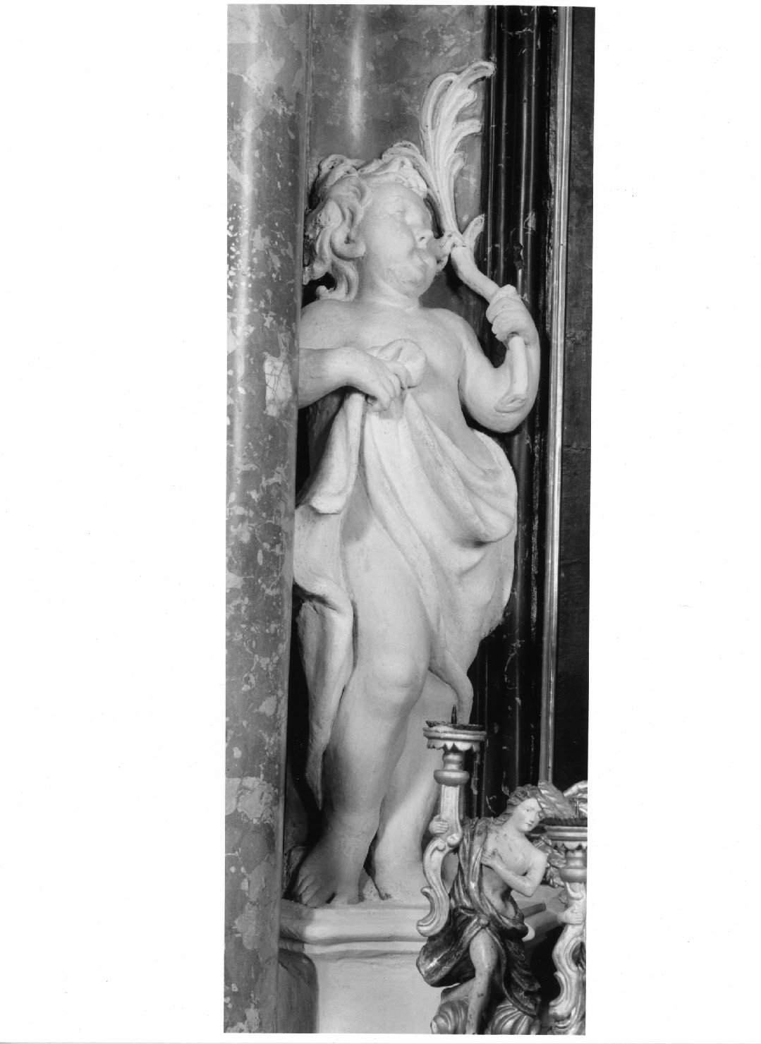 angelo (statua) - ambito veneto (seconda metà sec. XVIII)