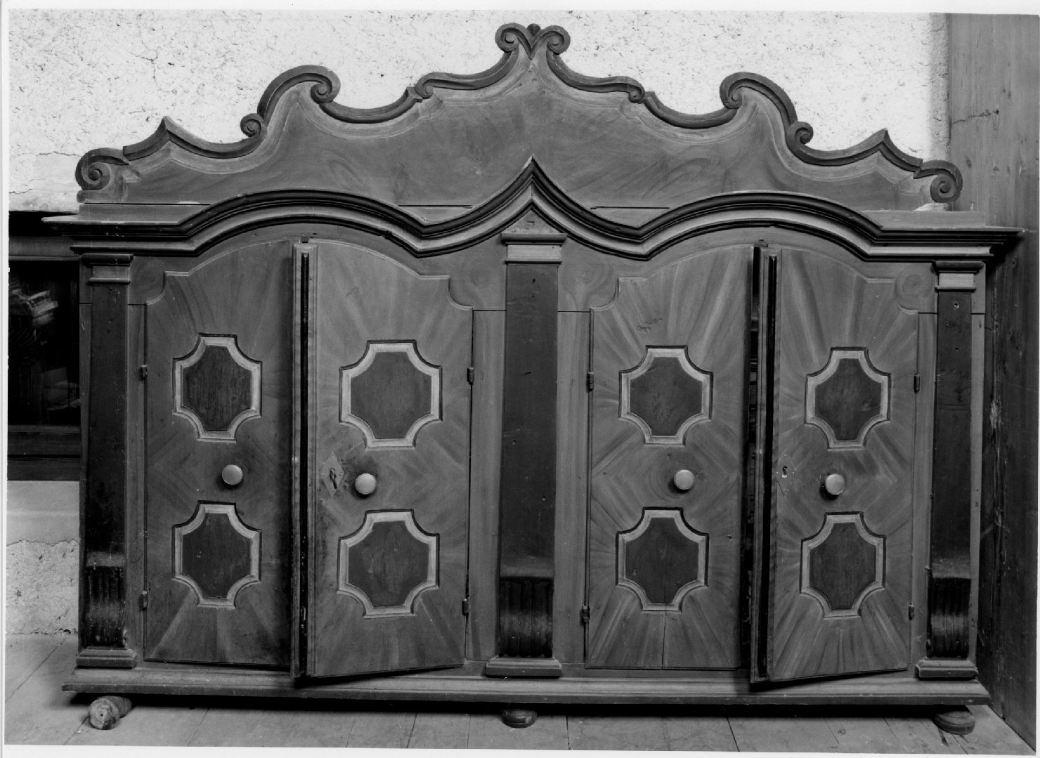 mobile da sacrestia - ambito veneto (metà sec. XIX)