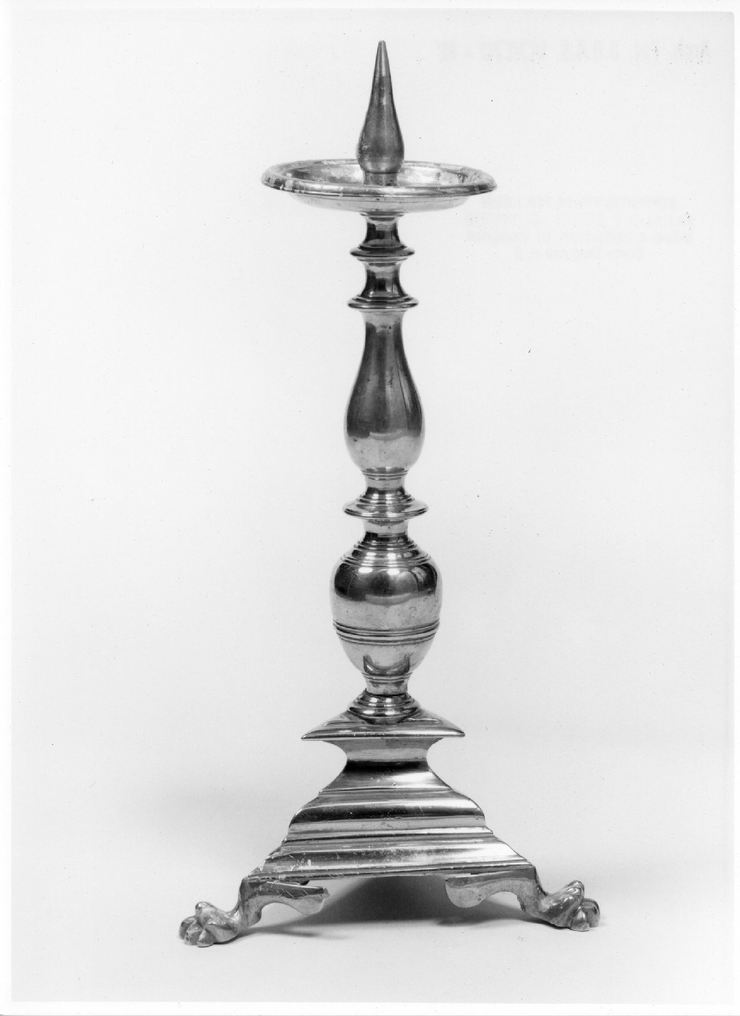 candeliere d'altare - ambito veneto (sec. XVII)