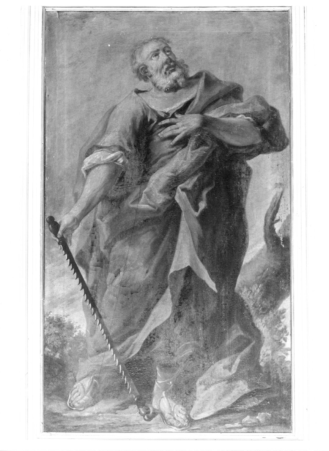 santo apostolo (dipinto) di Gabrieli Antonio (metà sec. XVIII)
