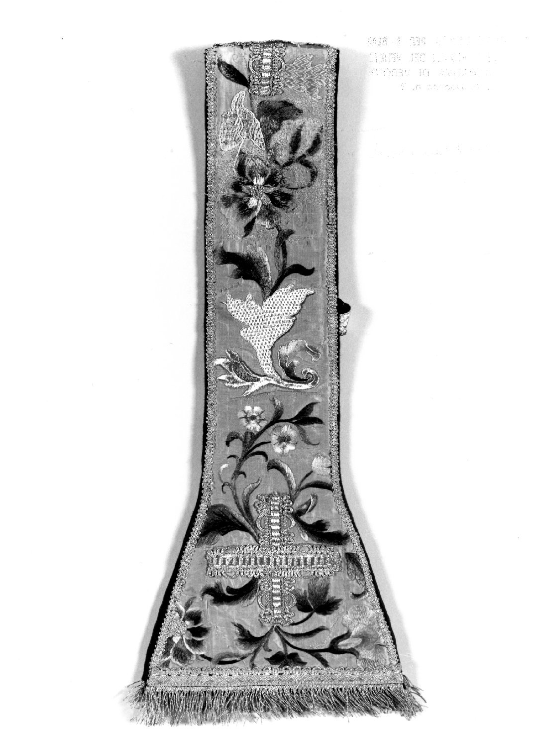 manipolo, elemento d'insieme - manifattura veneta (prima metà sec. XVIII)