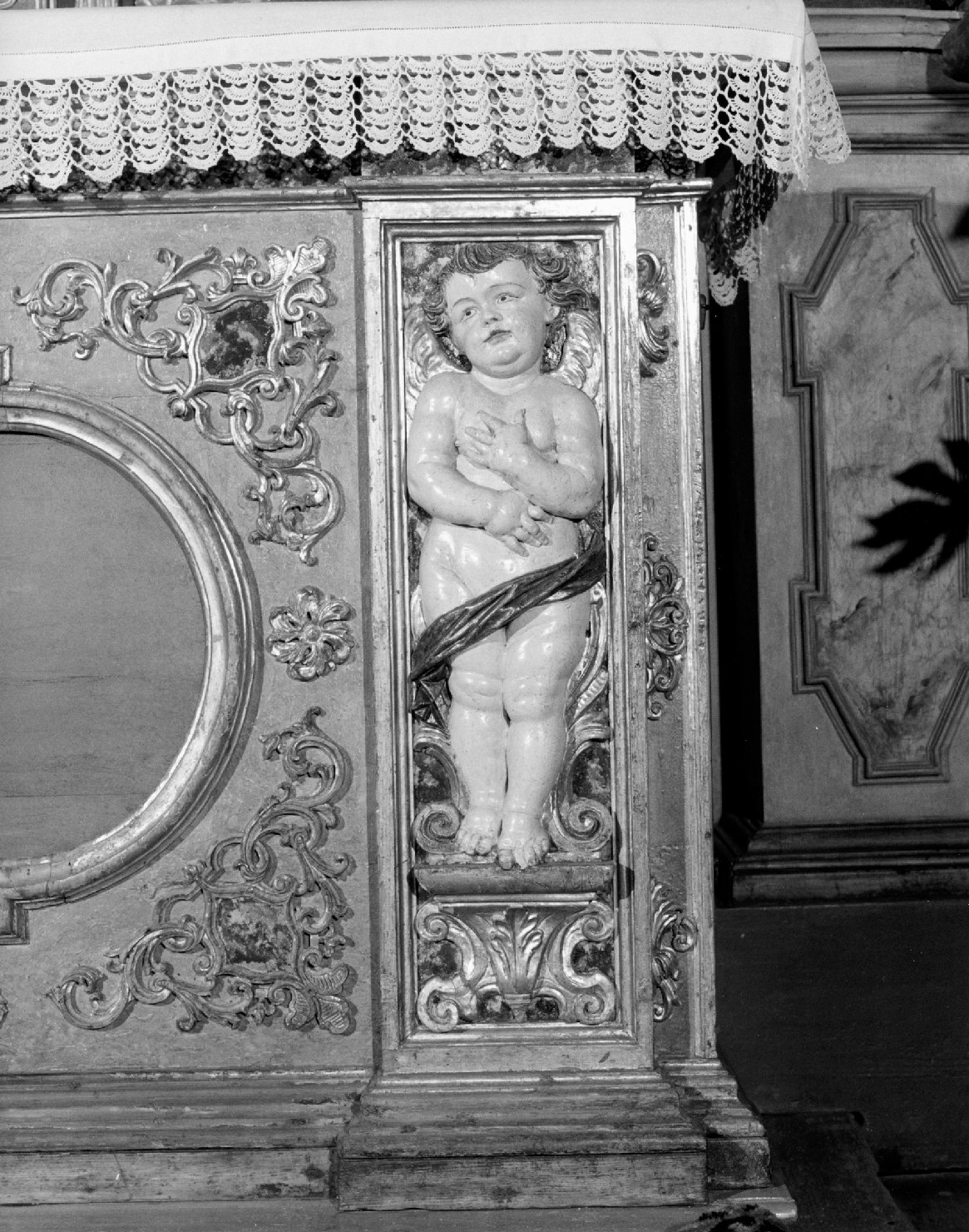 angioletto (rilievo) di Brustolon Andrea, Brustolon Paolo - ambito bellunese (sec. XVIII)